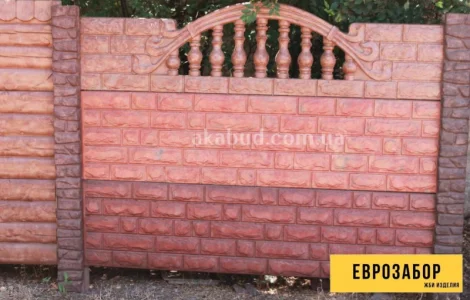Бетонные столбы для забора. Еврозабор Кривой Рог