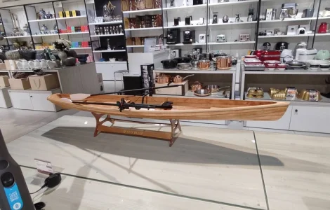 Стендова модель дерев'яного човна Аннаполіс