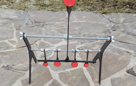 Механическая мишень для пневматики Минитир. Отличный подарок для стрелка