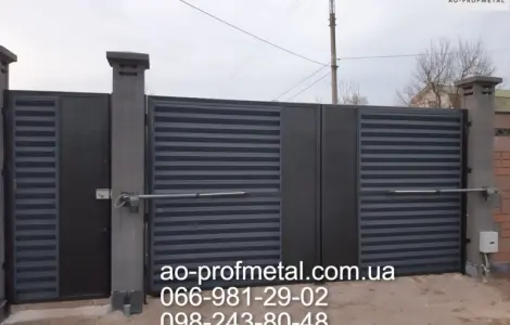 Жалюзі з профнастилу