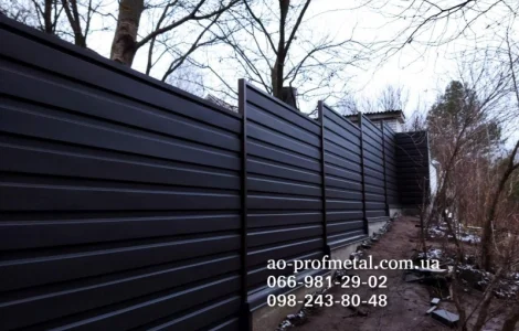 Профнастил ПС15 на забор