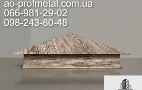 Колпак на забор с рисунком дерева