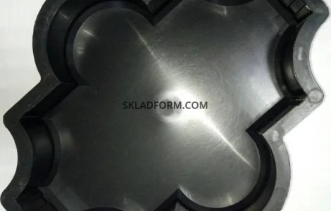 Формы для тротуарной плитки Клевер гладкий 4