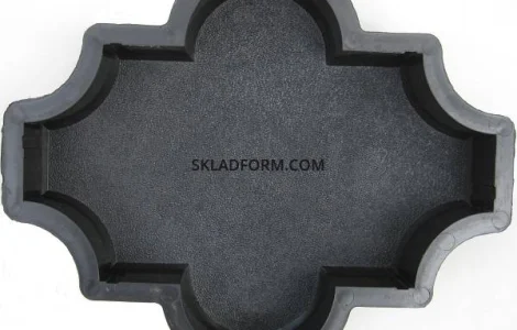 Формы для тротуарной плитки Клевер шагрень 4