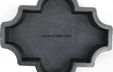 Форми для тротуарної плитки Клевер шагрень 4