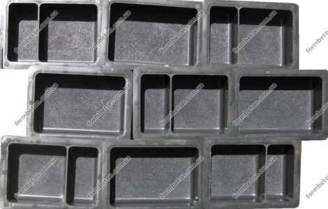 Формы для тротуарной плитки Старый город двойной 4