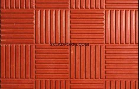 Формы для тротуарной плитки квадрат Шоколадка