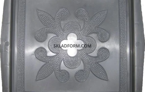 Формы для тротуарной плитки квадрат Декор 30х30 см