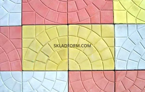 Формы для тротуарной плитки квадрат Сеть 30х30 см