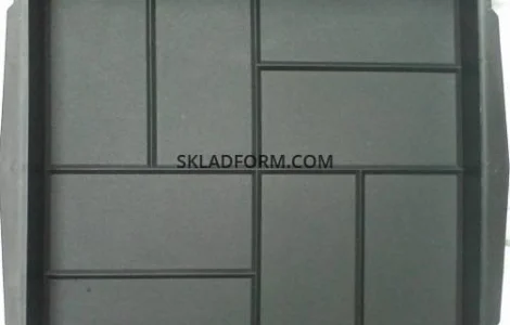 Формы для тротуарной плитки 8 Кирпичей 40х40 см