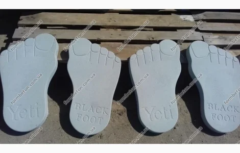 Формы тротуарной плитки Следы Великанов садовая дорожка