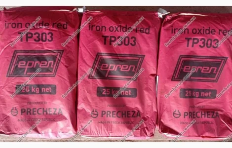 Краситель для бетона пигмент красный ТР-303 Чехия