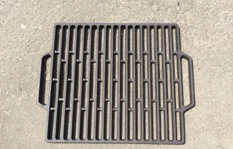 Решетка гриль из чугуна для барбекю и мангала. 50 см. х 40 см