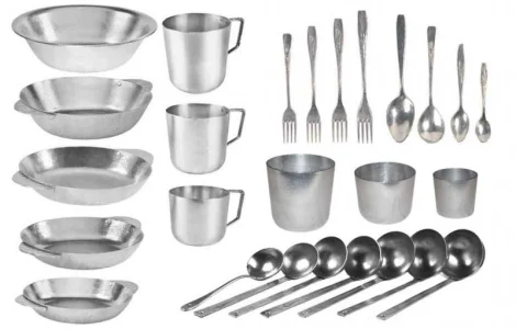 Алюминиевая посуда для рыбаков и охотников, туристов и дачников