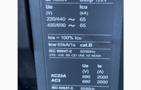 Продаж вимикачів автоматичних masterpact NW20 H1 2000A