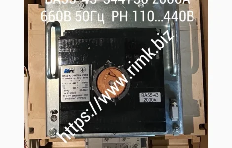 Продам вимикач автоматичний ВА55-43-344730 2000А 660В 50Гц