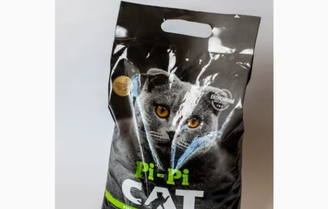 Наповнювач для туалету котів - бентонітовий, комкуючий, ТМ Pi-Pi Cat