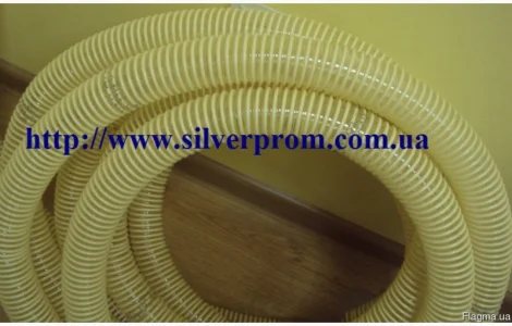 Трубопровод для аспирации полиуретановый с ПВХ спиралью