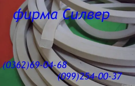 Профиль із вакуумної гуми 6х6мм