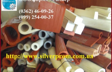 Силиконовый промышленный уплотнитель формы D