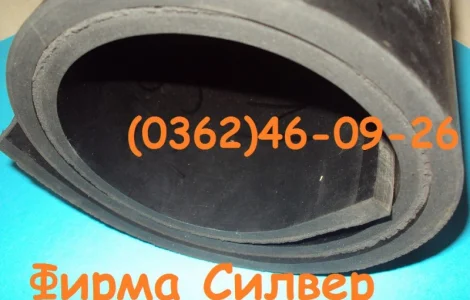 Техпластина техническая черная