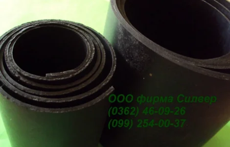 Резиновая техпластина для дорожной техники