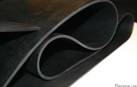 Пластина резиновая - для уплотнения неподвижных соединений