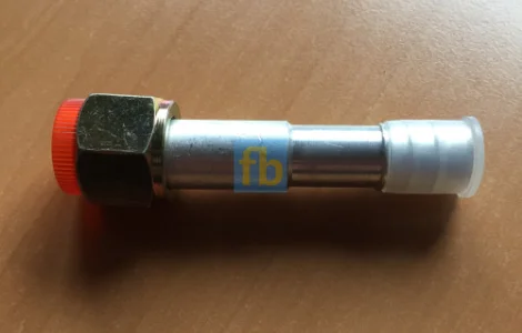 Фітинг Алюмінієвий прямий 10 гайка 3/4