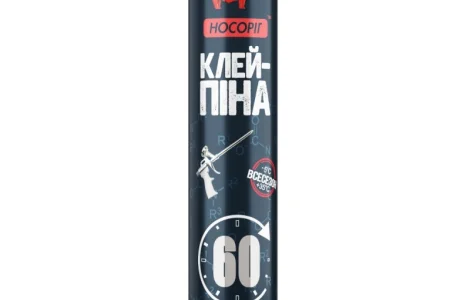 Клей-піна 60 секунт Носоріг 850 г