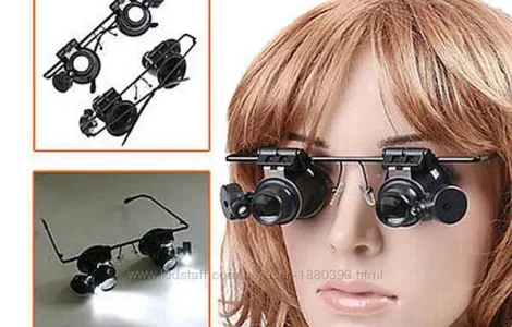 Очки увеличительные для мастеров ювелиров и часовщиков 20x лупа