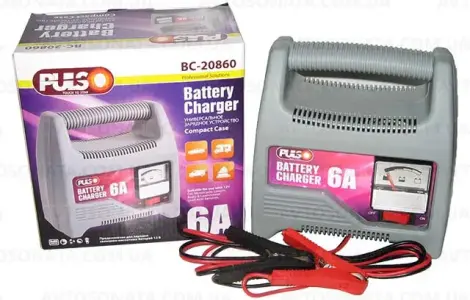 Зарядний пристрій PULSO BC-20860 12V/6A/20-80AH стрілка