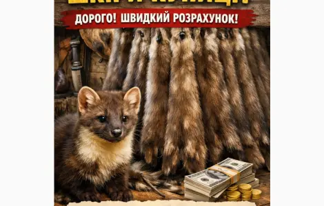 Куплю шкуры куницы