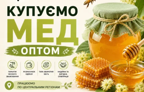 Купуємо МЕД ОПТОМ в Кіровоградській