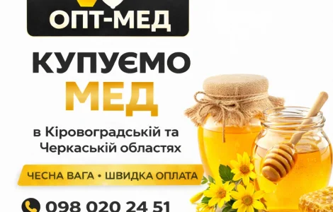 Закупка меда без антибиотиков от 300 кг