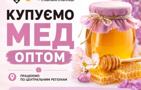 Оптово покупаем мед. Черкасская область