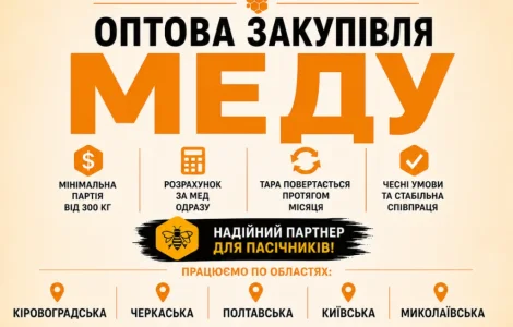 АМЕДА ГРУП завкупівля меду Черкаська