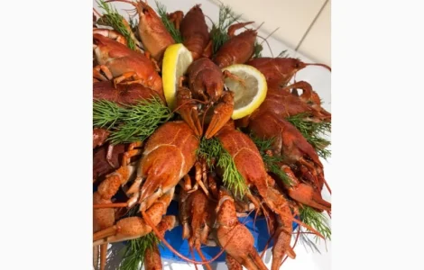 Вареные раки под заказ