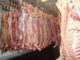 Яловичина напівтушами для експорту, охолоджена та заморожена