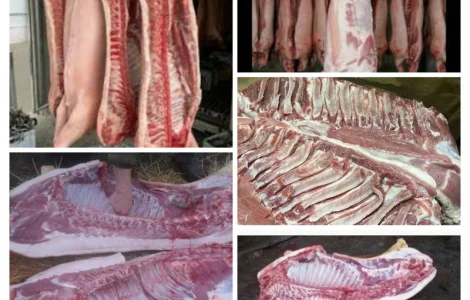 Свинина в тушах