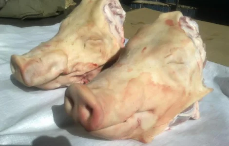 Продам головы свиные