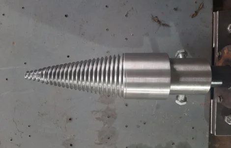 Конус морковка колун насадка винт дровокола