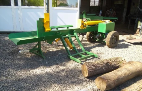 Дровокол гидравлический ГК-1000 с гидроподъемом бревен