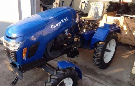Трактор Скаут Т25.Мінітрактор, мототрактор, минитрактор Garden Scout T25