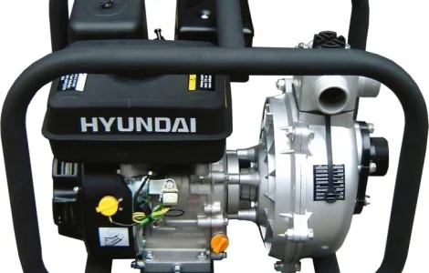 Пожарная Мотопомпа Hyundai HYH 50. Высоконапорная. Подача на 70 м