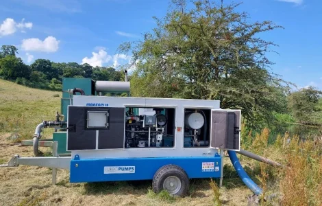 Мотопомпа дизельна насосна TurboPumps в кожухе