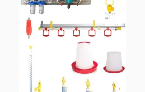 Поилки для птицы ручные и автоматические, системы поения, медикаторы