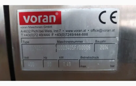 Стрічковий прес для соку VORAN EBP350