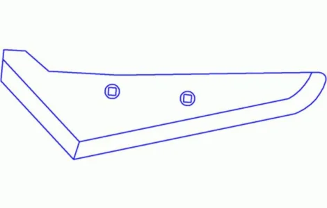 Лемех копателя Holmer, нож Holmer