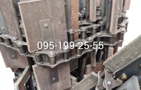 Транспортер скребковый зернометателя ЗМ.60 L=4.75