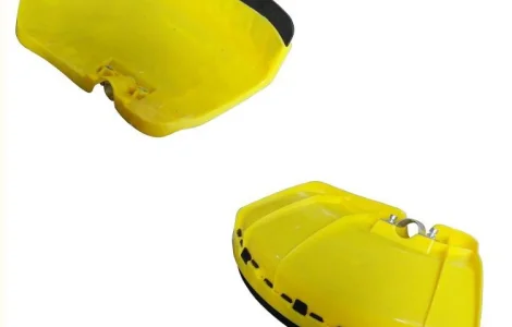 Кожух захисний (у зборі) (d=28 мм, пластина) (жовтий) мотокоси 40/44, код 196375